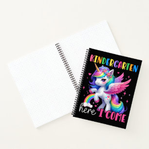 Carnet Maternelle j'arrive licorne rentrée scolaire