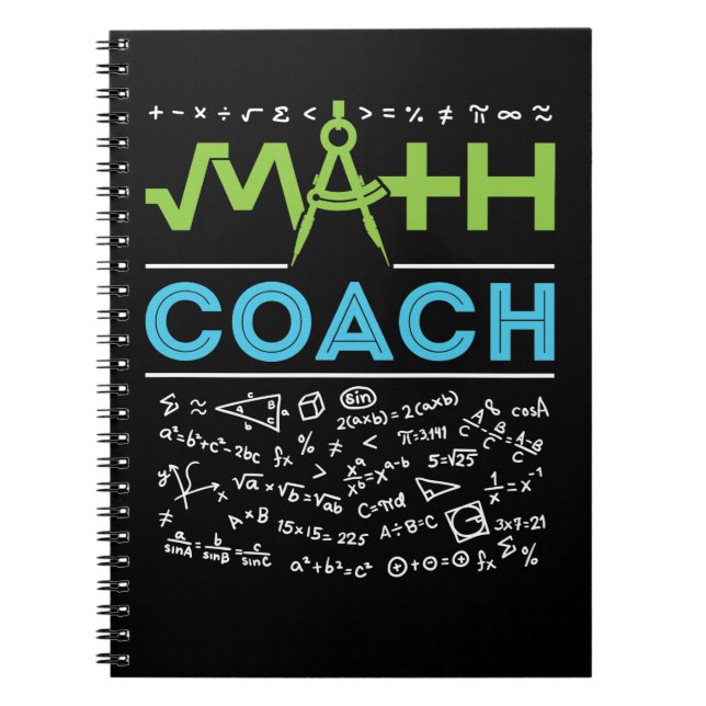 Carnet Math Coach Mathematics Tutor (Devant)