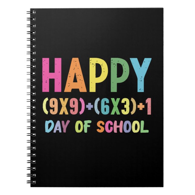 Carnet Math Formula 100 Jours D'École Drôle Enseignant Ma (Devant)