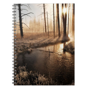 Carnet Matin givré de Yellowstone