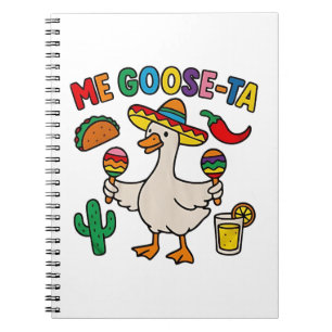 Carnet Me Goose-Ta Funny Mexicain Espagnol Oie