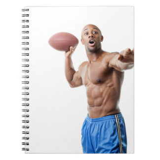 Carnet Mec chaud sexy torse nu musclé étudiant en footbal