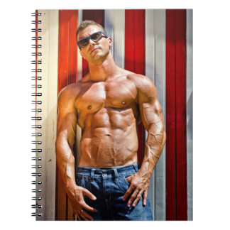Carnet Mec Musclé Poitrine Sexy Homme Torse Nu