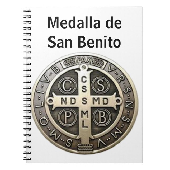 Carnet médaille de San Benito (Devant)