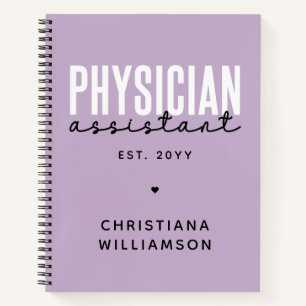 Carnet Médecin personnalisé Assistant PA Graduation