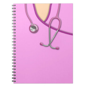 Carnet Médicale rose frotte