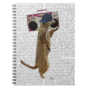 Carnet Meerkat avec la sableuse 2 de ghetto de caisson de