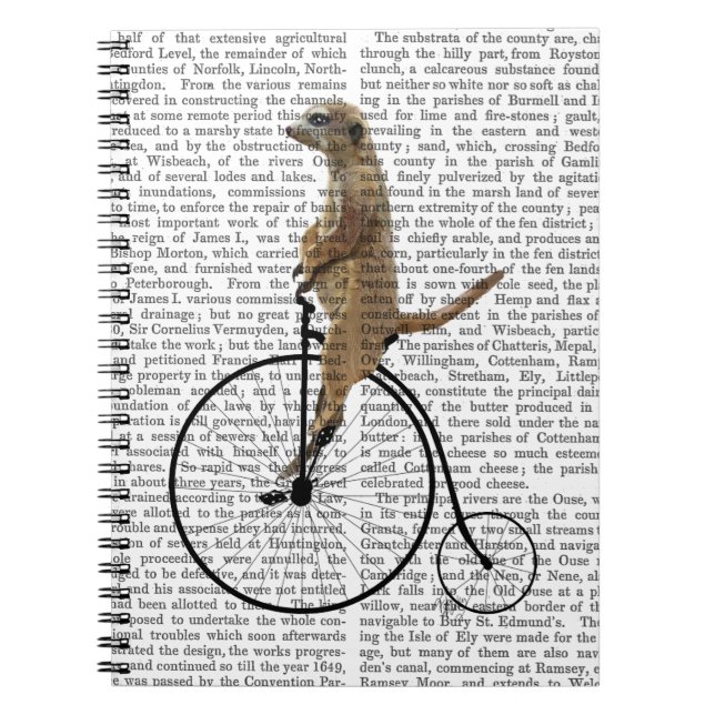 Carnet Meerkat sur Black Penny Farthing (Devant)
