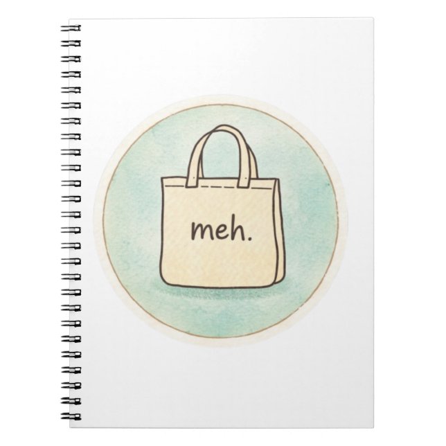 Carnet Meh Shopping Tote Notes  (Devant)