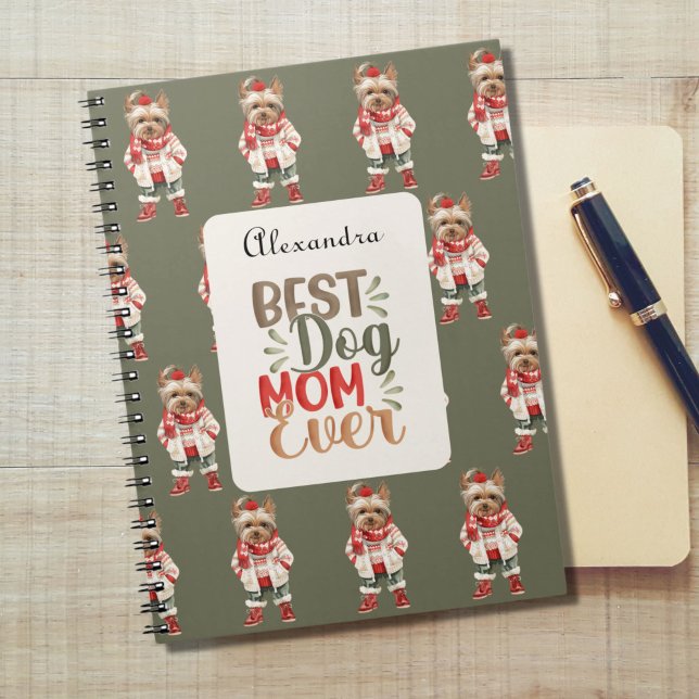 Carnet Meilleur Chien Maman Ever Yorkshire Terrier Yorkie (Créateur téléchargé)