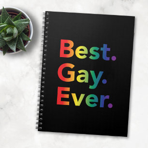 Carnet Meilleur Gay Ever Drapeau Arc-en-ciel LGBT