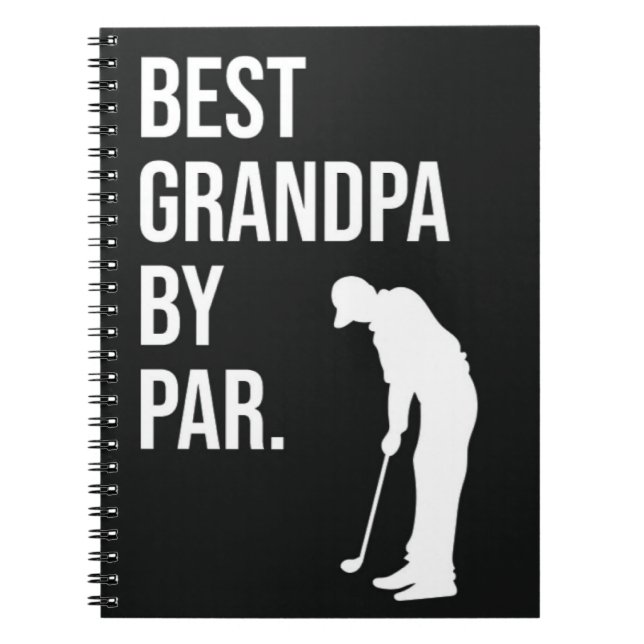 Carnet Meilleur Grand-Père Par Par Funny Dire Golf Cadeau (Devant)