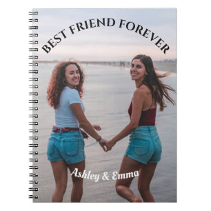 Carnet Meilleur nom et photo personnalisée pour les amis