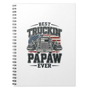 Carnet Meilleur Papaw de camionnage jamais Vintage vecteu