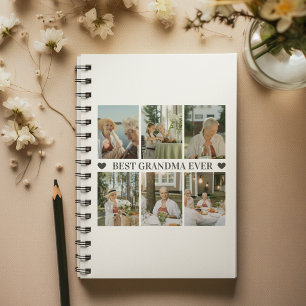 Carnet Meilleure Grand-mère du Monde Collage de Photos –