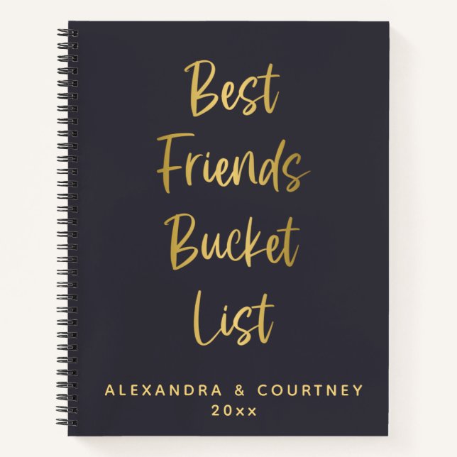 Carnet Meilleure liste de regroupement d'amis Aventure pe (Devant)