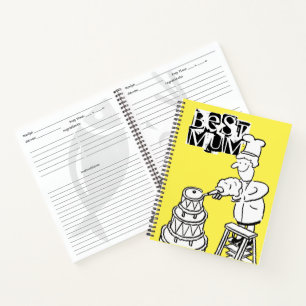 Carnet Meilleure Maman Créatrice de Gâteaux Décorant un G