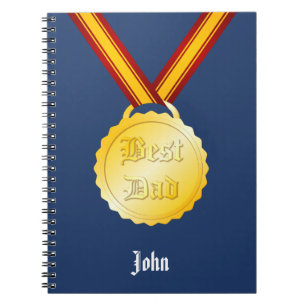 Carnet Meilleure médaille de papa pour la fête des pères