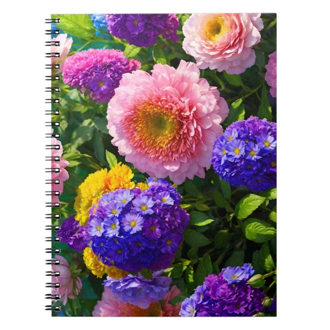 Carnet Mélange de fleurs (Devant)