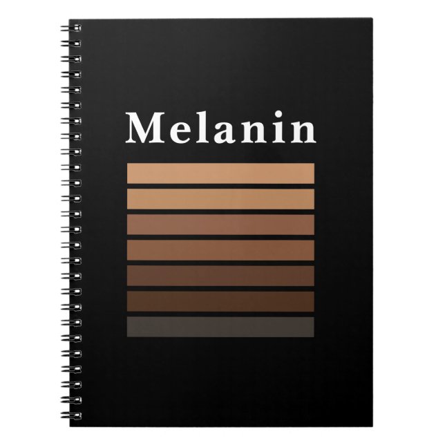 Carnet Melanin Mois de l'histoire des Noirs afro-américai (Devant)