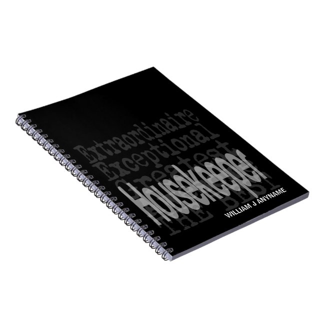 Carnet Ménagère Extraordinaire PERSONNALISÉ (Côté Droit)