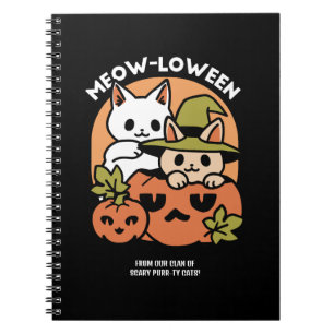 Carnet Meow-Loween - Festive Halloween Conception de chat