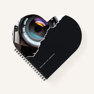 Carnet Merci Cadeau Photographe Coeur en forme de coeur