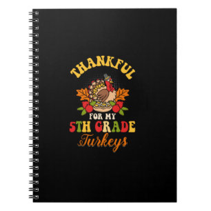 Carnet merci pour mes dindes de 5e année