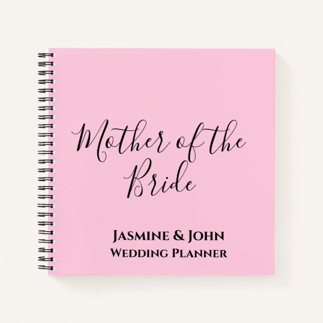 Carnet Mère du Wedding planner de mariée (Devant)