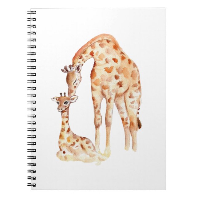 Carnet Mère et bébé Giraffe (Devant)