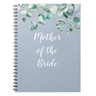 Carnet Mère Père de la mariée Personnalisée Dusty Blue