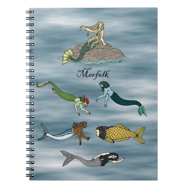 Carnet Merfolk (Devant)