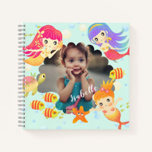 Carnet Mermaids Blue Photo