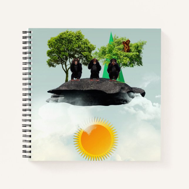 Carnet Mes trois singes (Devant)