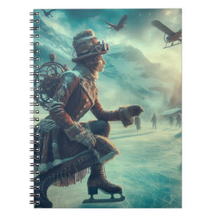 Carnet Messager d'hiver Steampunk Fantastique Victorien