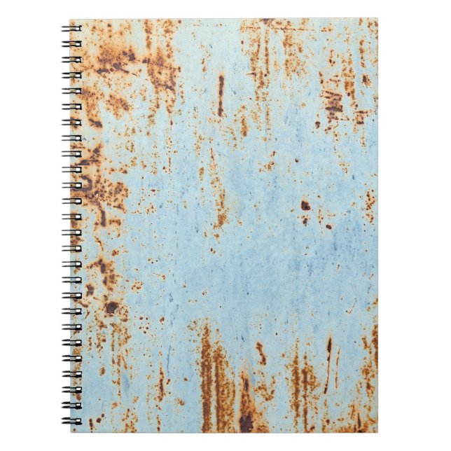 Carnet Métal corrompu, arrière - plan de texture grunge. (Devant)