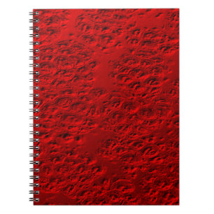 Carnet Métal rouge endommagé