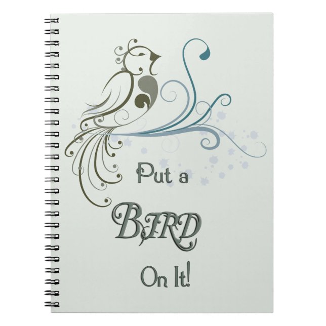 Carnet Mettez un oiseau là-dessus (Devant)