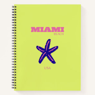 Carnet Miami, Miami Beach, Travel Art, Preppy