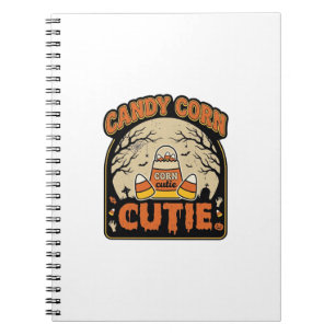 Carnet Mignon bonbon de maïs design vectoriel Halloween v