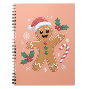Carnet Mignon bonhomme en pain d'épice de Noël