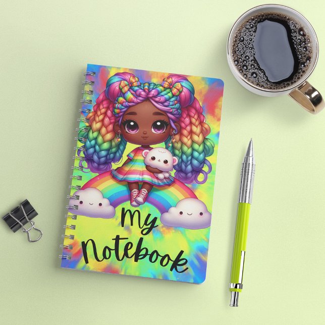 Carnet mignon / Carnet arc-en-ciel coloré (Créateur téléchargé)