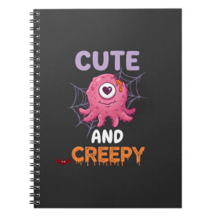 Carnet Mignon Monstre Rose Créatif Halloween Toile D'arai