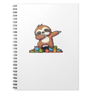 Carnet Mignon paresseux qui fait le dab pour la sensibili