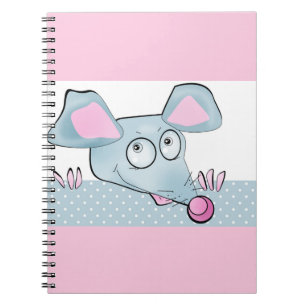 Carnet Mignon rat de dessin animé souris symbole Nouvel A