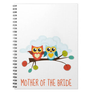 Carnet Mignonette OWLS Mariage à thème Bleu orange