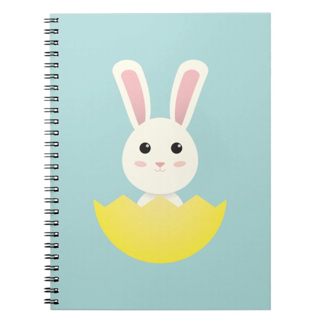 Carnet Mignonne lapin de Pâques I (Devant)