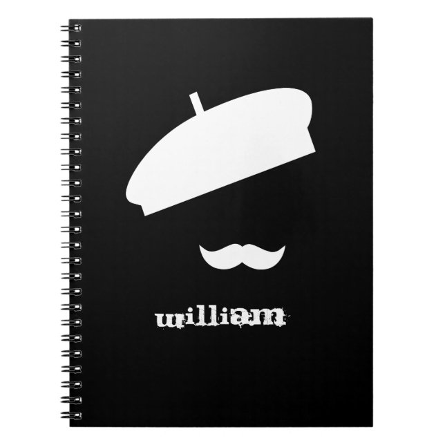 Carnet Mime Pantomime Personnalisé (Devant)