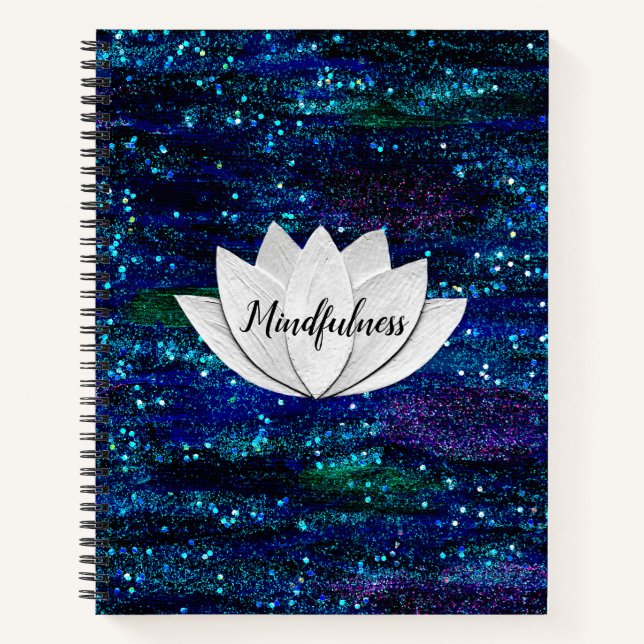 Carnet Mindfulness Lotus Flower Galaxy Notebook (Devant)