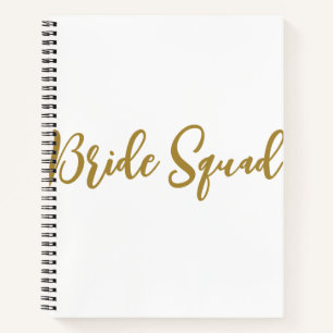 Carnet minimale add your name text bridesmaid gijd